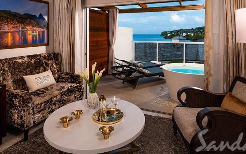 Oceanview Club Level Terrace Junior Suite with Outdoor Tranquility Soaking Tub - OJS (3)